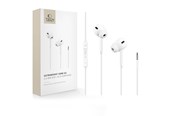 Hovedtelefoner/headset - Tech-Protect Ultraboost Core G3 Mini Jack Wired Headphones - White - 5906302324255