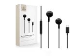 Hovedtelefoner/headset - Tech-Protect Ultraboost Core G4 USB-C Wired Headphones - Black - 5906302324286