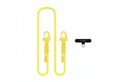Mobil - Andet Tilbehør - Tech-Protect C5SD Rope CrossBody Phone Lanyard - Yellow - 5906302342600