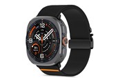 Smartwatch - Tilbehør - Tech-Protect Nylon Clasp for Samsung Galaxy Watch Ultra/Ultra2 47mm - Black - 5906302325795