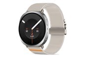Smartwatch - Tilbehør - Tech-Protect Nylon Clasp Strap for Samsung Galaxy Watch 8/9 - 40/44/46mm - Beige - 5906302325757