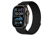 Smartwatch - Tilbehør - Tech-Protect Nylon Sport Strap for Apple Watch 44 / 45 / 46 / 49 mm - Black - 5906302325443