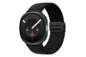 Smartwatch - Tilbehør - Tech-Protect NylonMag Strap for Samsung Galaxy Watch 8/9 - 40/44/46mm - Black - 5906302325658