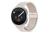 Smartwatch - Tilbehør - Tech-Protect NylonMag Strap for Samsung Galaxy Watch 8/9 - 40/44/46mm - Beige - 5906302325665