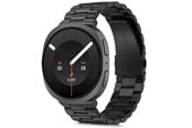 Smartwatch - Tilbehør - Tech-Protect Stainless Steel Bracelet for Samsung Galaxy Watch 8/9 - 40/44/46mm - Black - 5906302325696
