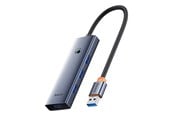 USB hub - Baseus UltraJoy Series USB-A hub 4xUSB-A 3.0 1xUSB-C 5V - gray USB hub - B0005280B811-09