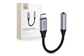 USB kabel - Tech-Protect Ultraboost USB-C to Mini Jack 3.5mm DAC adapter - dark gray - 5906302324620