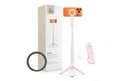 Stativ - Tech-Protect L11S MagSafe Bluetooth Selfie Stick - Pink - 5906302323401