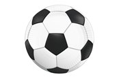 Legetøj - Globos Paper Plates 23cm Football - 8 pcs. - 7324