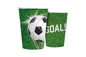Legetøj - Globos Paper Cups 210ml Football - 8 pcs. - 7325