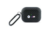 Mobil - Andet Tilbehør - BMW Carbon Metal Logo Case for AirPods Pro 3 - Black - 3666339574611