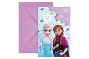 Legetøj - Globos Frozen Idyllic Wonder Invitations with Envelopes - 6 pcs. - 97279