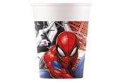 Legetøj - Globos Paper Cups 200ml Spiderman World of Web - 8 pcs. - 97315
