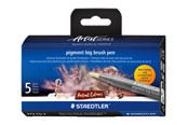 Skrive- og Tegneværktøjer - Staedtler pigment big brush pen Portrait 5pcs - 373 C5-2