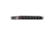 Strømkabel (ekstern) - Cablio 1U Aluminum PDU | 7x Outlets | Surge Protection | 16A - CAB-LNPDU-G7-SS-A