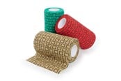 Hunde - KRUUSE SafeVet Bandage - 10cm x 4.5m - Mix of 3 Colours - Pack of 10 - 160720