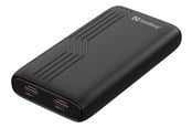 Bærbar Oplader - Sandberg 4in1 TravelCharger 65W - Dual USB-C | World Adapters - 441-77
