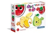Puslespil - Clementoni Puzzle My first Fruits 2-3-4-5 pieces 2D Puslespil - 20815