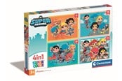 Puslespil - Clementoni Puzzle Superfriends DC 4in1 2D Puslespil - 21520