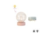 Dukke, bamse og udstyr - Micki Lundby gulvlampe og spotlight med lys. Bruger 2x CR2032 batterier (medfølger ikke); 15-minutters automatisk slukning. - 18400