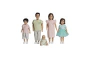 Dukke, bamse og udstyr - Micki Lundby Jamie familie: mor, far, 2 børn og 1 baby. Aftageligt tøj. Fra 3 år - 18408
