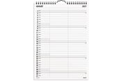 Kalender - Mayland Familiekalender Black and white 2 kol. 2027 - 27066510