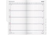 Kalender - Mayland Index Planner mini månedskalender REFILL 2027 - 27071500