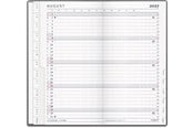 Kalender - Mayland Index Planner månedskalender mørkegrå PP-plast 2027 - 27090050