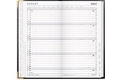 Kalender - Mayland Index Planner månedskalender sort skind 2027 - 27092100