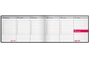 Kalender - Mayland Mini bordkalender sort vinyl 2027 - 27132000