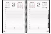 Kalender - Mayland Dagkalender sort PP-plast 2027 - 27210000