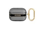 Mobil - Andet Tilbehør - GUESS GUAPHHTSK AirPods Pro cover black/black Strap Collection - 3666339047054