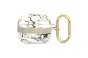Mobil - Andet Tilbehør - GUESS GUA3HCHMAG AirPods 3 cover grey/grey Marble Strap Collection - 3666339047184