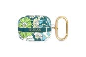 Mobil - Andet Tilbehør - GUESS GUAPHHFLN AirPods Pro cover green/green Flower Strap Collection - 3666339047306