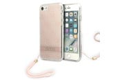 Mobil - Covers & Cases - GUESS GUOHCI8H4STP iPhone SE 2022 / SE 2020 / 7/ 8 pink/pink hardcase 4G Print Strap - 3666339055202