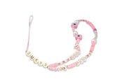 Mobil - Andet Tilbehør - GUESS pendant GUSTSHPP Phone Strap pink/pink Beads Shell - 3666339048297