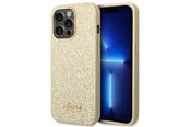 Mobil - Covers & Cases - GUESS Glitter Script Case for iPhone 14 Pro - Gold - 3666339065102