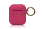 Mobil - Andet Tilbehør - GUESS GUACCSILGLFU AirPods cover fuchsia / fuchsia Silicone Glitter - 3700740463819