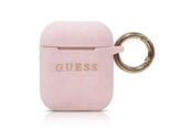 Mobil - Andet Tilbehør - GUESS GUACCSILGLLP AirPods cover light pink / pink Silicone Glitter - 3700740463802