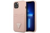 Mobil - Covers & Cases - GUESS GUHCP13MPSATPP iPhone 13 6.1 "pink / pink hardcase SaffianoTriangle Logo Cardslot - 3666339048136