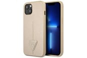 Mobil - Covers & Cases - GUESS GUHCP13SPSATLE iPhone 13 mini 5.4 "beige / beige hardcase SaffianoTriangle Logo - 3666339040314