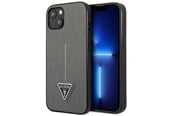 Mobil - Covers & Cases - GUESS GUHCP13SPSATLG iPhone 13 mini 5.4 "silver / silver hardcase SaffianoTriangle Logo - 3666339040352