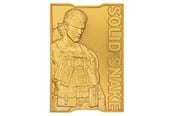 Merchandise - FaNaTtik - Metal Gear Solid 2 - 24k Gold Plated Snake Ingot - KON-MGS207