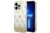 Mobil - Covers & Cases - GUESS GUHCP14LHG4MHG iPhone 14 Pro 6.1 "gold / gold hardcase 4G Pattern Script - 3666339090524