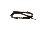 Hunde - Timely TEXAS Dressurline Mørkebrun 20 mm. / 220 cm. - 5907784875198