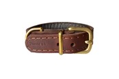 Hunde - Timely TEXAS Halsbånd Mørkebrun 40 mm. / 70 cm. - 5907784895912