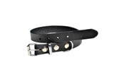 Hunde - Timely PRAG Halsbånd Sort 12 mm. / 30 cm. - 5907784897060