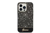 Mobil - Covers & Cases - GUESS Bandana Paisley iPhone 14 Pro 6.1" Case - Black - 3666339064020
