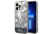 Mobil - Covers & Cases - GUESS GUHCP14LHGPLHG iPhone 14 Pro 6.1" grey/grey hardcase Porcelain Collection - 3666339090722