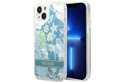 Mobil - Covers & Cases - GUESS GUHCP14MLFLSN iPhone 14 Plus 6.7 "green / green hardcase Flower Liquid Glitter - 3666339088439